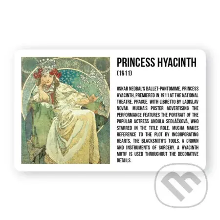 Magnet Alfons Mucha - Princezna