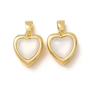 Brass & Natural Shell Pendants