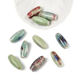 10Pcs Handmade Porcelain Beads