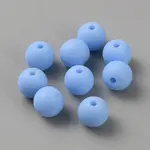 Acrylic Frosted Round Beads