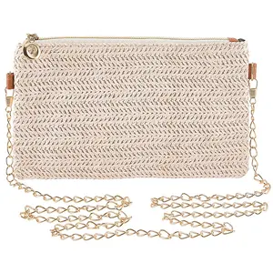 Woven Grass Shoulder Bags