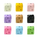 45Pcs 9 Colors Baking Paint Alloy Beads