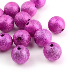 Spray Painted Acrylic Beads