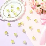 20Pcs Acrylic Flower Charms