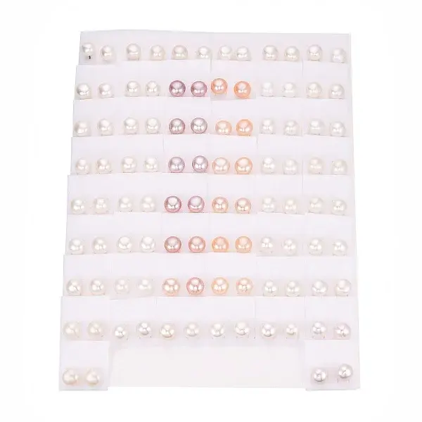 Natural Pearl Stud Earrings