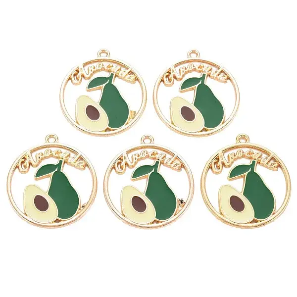 Alloy Enamel Pendants