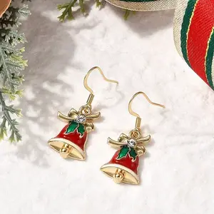 Alloy Enamel Dangle Earrings