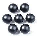 Painted Natural Wood Beads