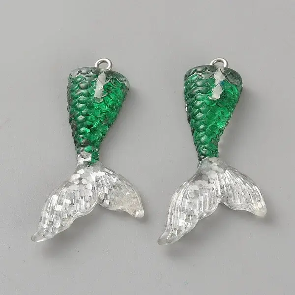 Transparent Resin Pendants