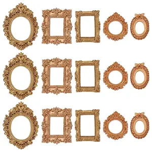 15Pcs 5 Styles Resin Photo Frame