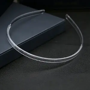 Transparent Plastic Hair Band Findings