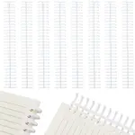 Plastic Loose Leaf Book Binder Hinged Rings