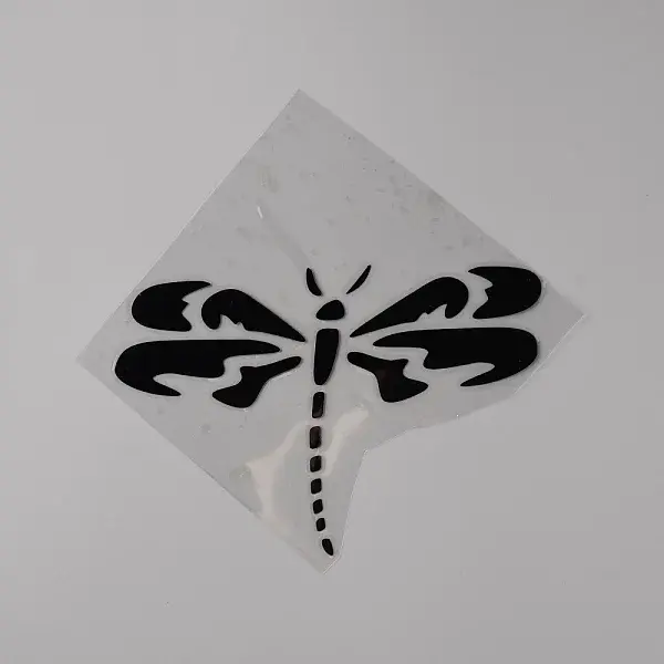 Dragonfly Reflective PET Plastic Car Decals