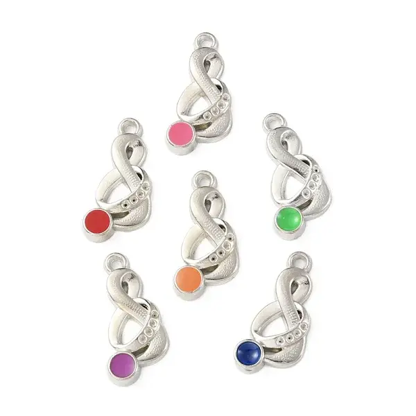 CCB Plastic Enamel Pendants