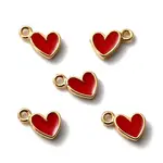 Rack Plating Brass Enamel Pendants