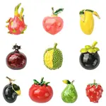 10Pcs 10 Styles Fruit Theme Enamel Pins