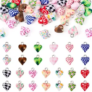 39Pcs 13 Colors Handmade Polymer Clay Charms