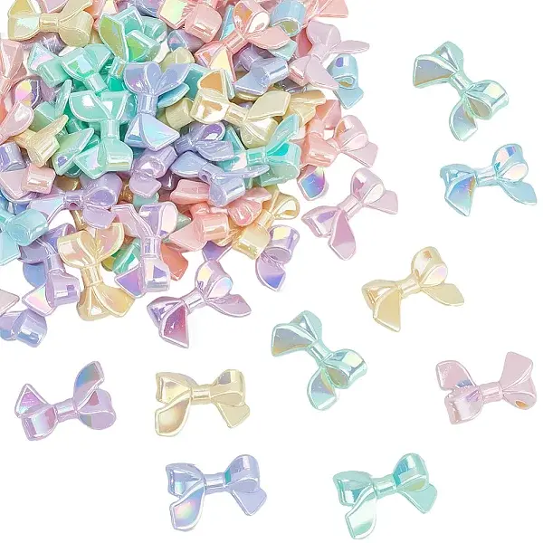 100Pcs Opaque Acrylic Beads
