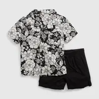 GAP Baby květovaný outfit set - Kluci