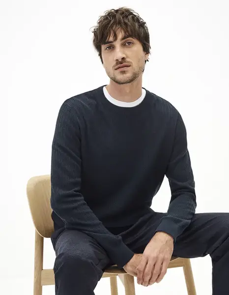 Celio Bavlněný svetr Teverti - Pánské