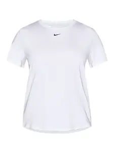 NIKE Funkčné tričko 'One Classic'  čierna / biela
