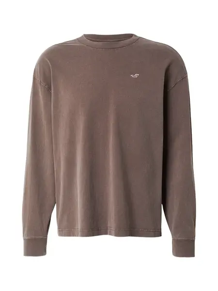 HOLLISTER Tričko  mokka
