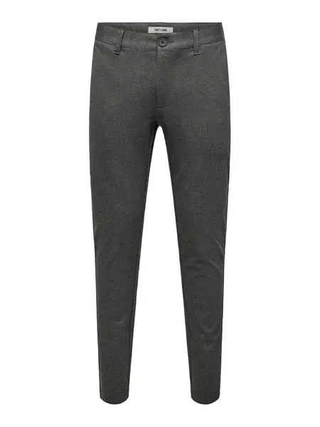 Only & Sons Chino nohavice 'ONSMark'  čierna melírovaná