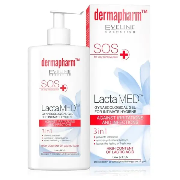 EVELINE LactaMED protizápalový intímny gél 250 ml