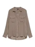 VERO MODA Blúzka 'VMBUMPY'  čokoládová / biela