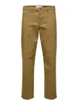 SELECTED Chino nohavice 'New Miles'  hnedá