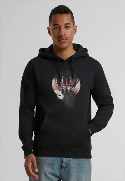 Černá mikina s kapucí Hail The King