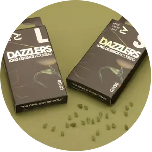 One more cast zarážky dazzlers long distance hook bead 30 ks - l