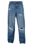 Urban Classics Džínsy 'Distressed 90‘s'  modrá denim