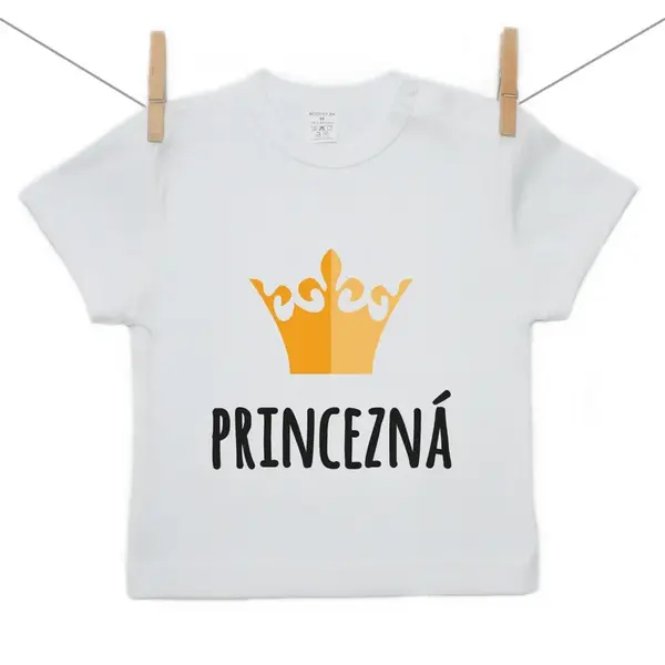 Boodyy Tričko s krátkym rukávom Princezná 128 (7-8 rokov)