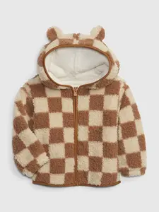 GAP Dětská mikina sherpa bear - Holky