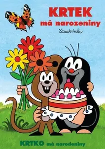 Krtek má narozeniny - Omalovánky A4 - Zdeněk Miler