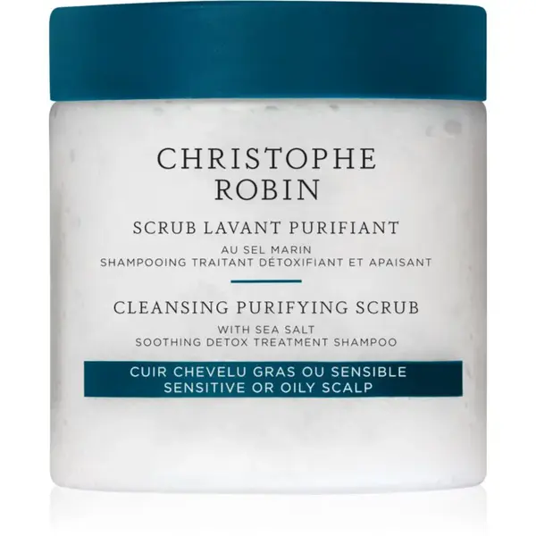 Christophe Robin Purifying Scrub hĺbkovo čistiaci peeling s morskou soľou 250 ml