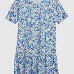 GAP Dětské květované šaty - Holky