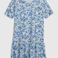 GAP Dětské květované šaty - Holky