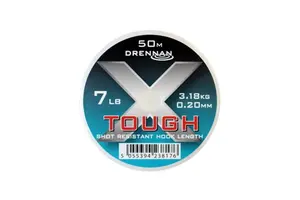 Drennan vlasec X-Tough Hooklink 50m 0,20m 3,18kg