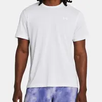 Under Armour Tričko UA LAUNCH SHORTSLEEVE-WHT - Pánské