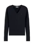TOMMY HILFIGER Sveter  antracitová