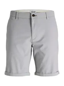 JACK & JONES Chino nohavice 'JPSTFury'  sivá / biela