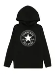 CONVERSE Mikina  čierna / biela