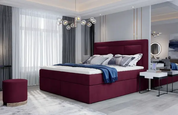 Boxspring Vivre Rozměr: 160 x 200 cm, látka: MatVelvet 68