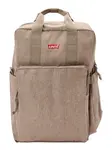 LEVI'S ® Batoh 'Large L-Pack Backpack'  sivá / krvavo červená / biela