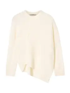 AllSaints Sveter 'Lock'  biela ako vlna