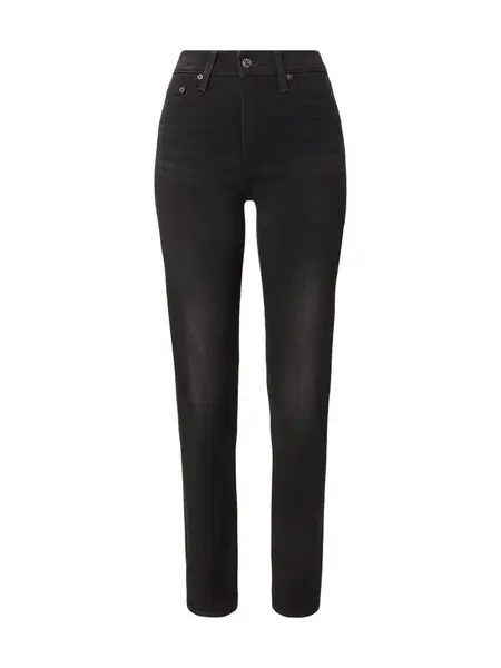 LEVI'S ® Džínsy '722 High Rise Slim'  čierny denim