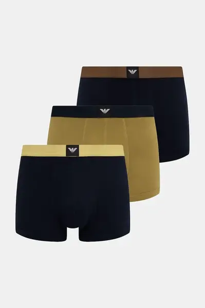 Emporio Armani Underwear  boxerky pánské bavlněné s elastanem 3-pack