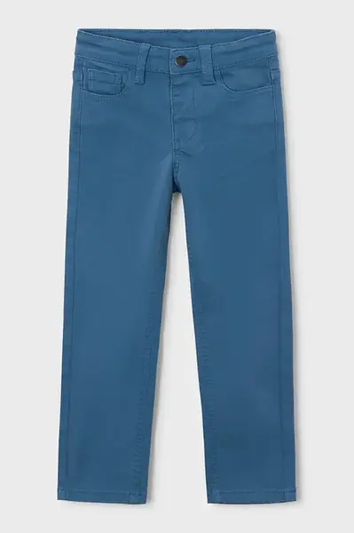 Mayoral kalhoty dětské bavlněné s elastanem slim fit basic